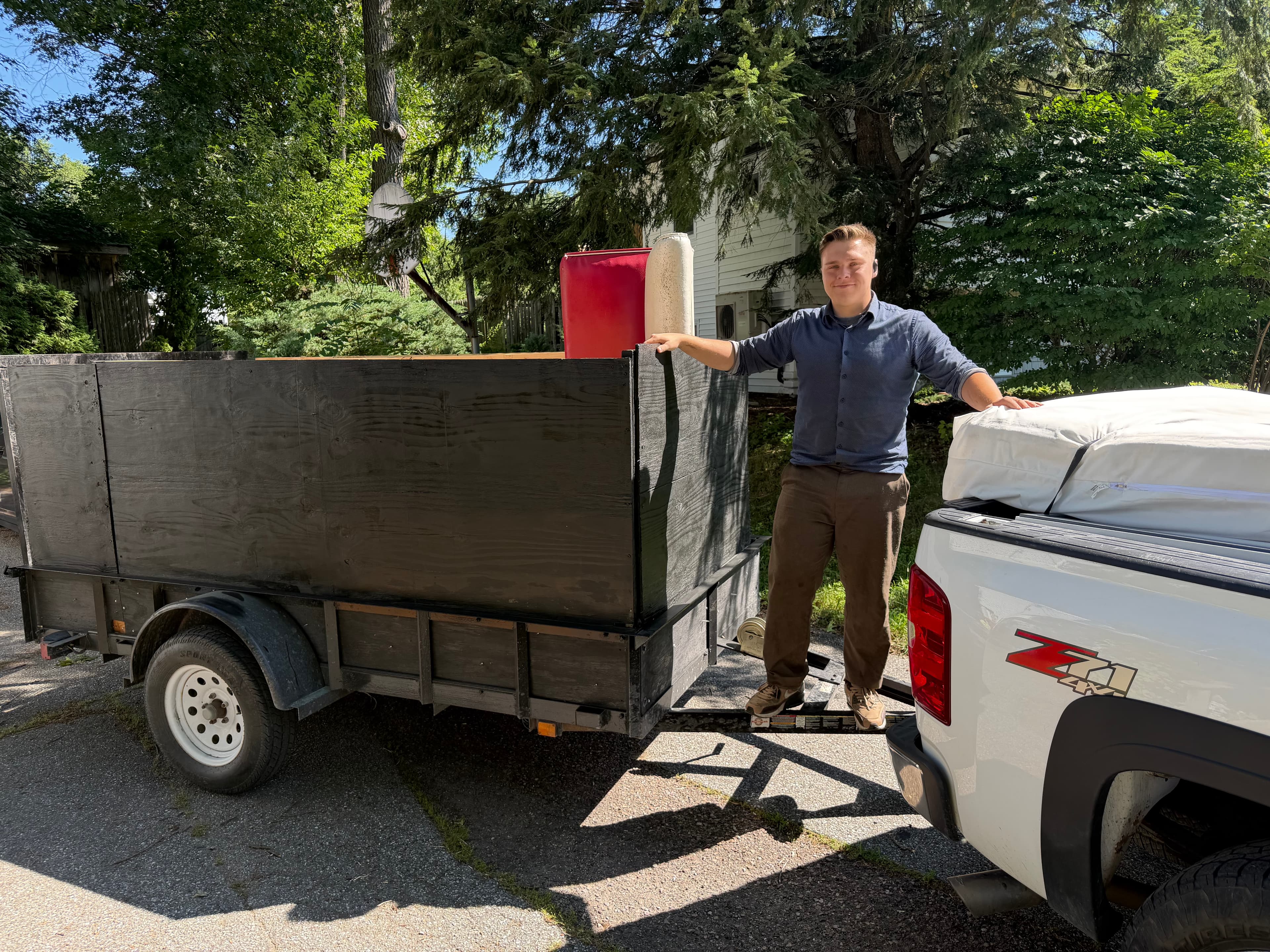 Zack Lacey, owner of Haul or Nothing Vermont — estate and downsizing cleanouts